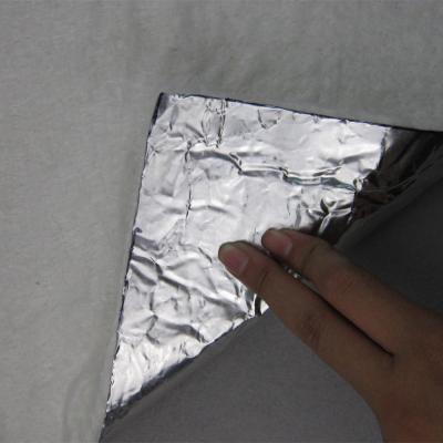 Aluminized ceramic fiber blanket