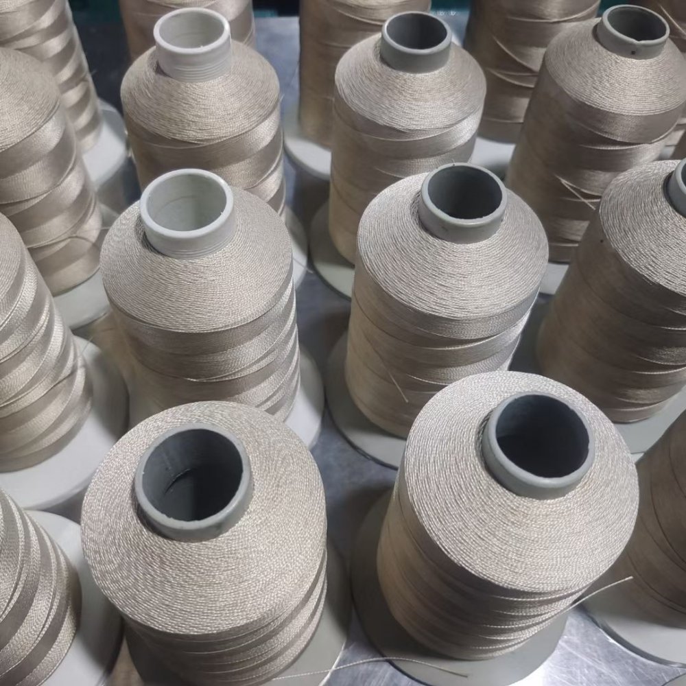 خياطة من الألياف الزجاجية المطلية بـ PTFE: حجم الإبرة، الشد والقطع